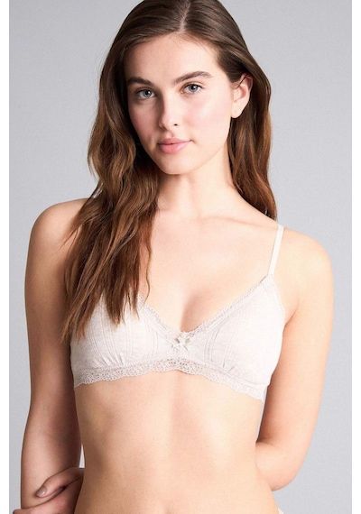 Defacto Dantel Detaylı Çıkarılabilir Pedli Balensiz Bralet G7762ax26spbn503 Kahve-bn503