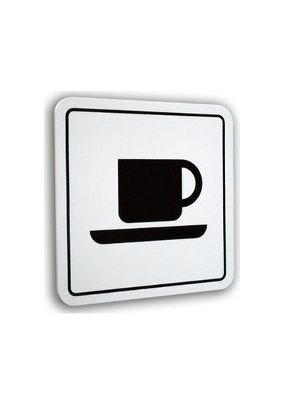 İzmir Fırça " Cafe " Luna Pvc Sembol10x10cm 552128