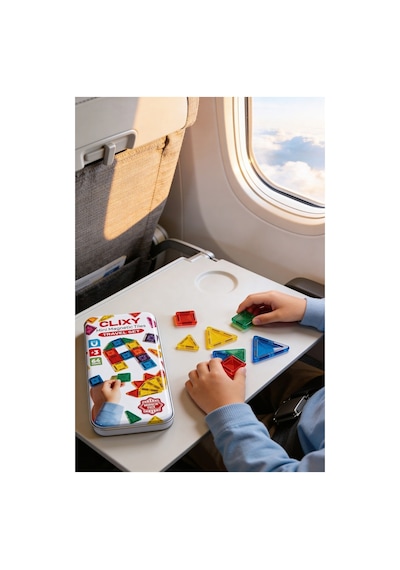 Clixy Mini Manyetik Bloklar 64 Parça Travel  Set
