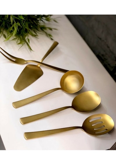 Roy Kıng Venus 5 Prç Mat Gold Titanyum Sos Takımı YTK002