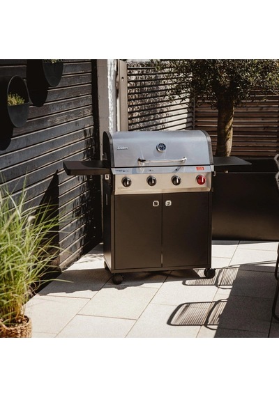 Chicago Next 4 R Turbo Gazlı Mangal 13 Kw Siyah