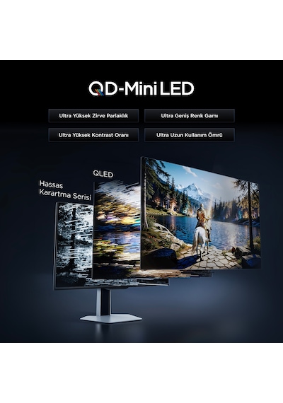 Tcl 27p3a Pro 27 İnç Qhd Mini Led Oyuncu Monitörü, 320 Hz, 1 Ms Gtg, Hdr1000, Freesync Premium