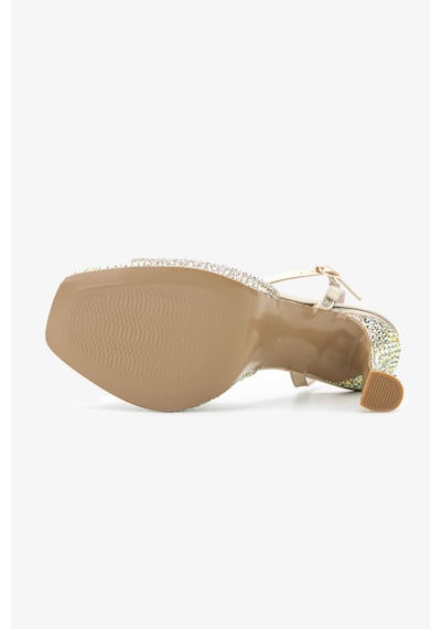 Valmenti Kadın Suni Deri Sarı Night Shoes Ayakkabı 921 655 Bn Ayk Y26 Gold Taslı Altın