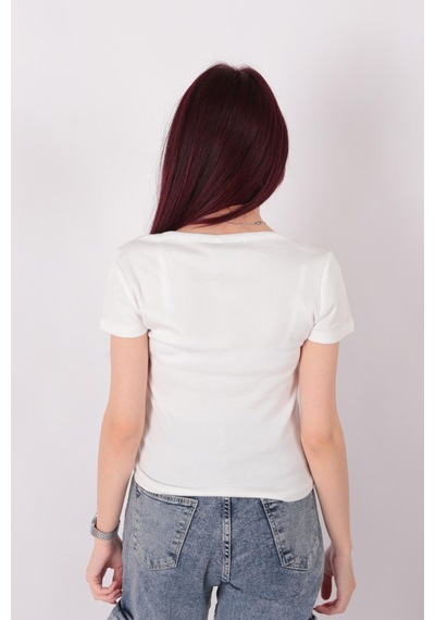 Busem S0016727 Kadın Bluz Ekru