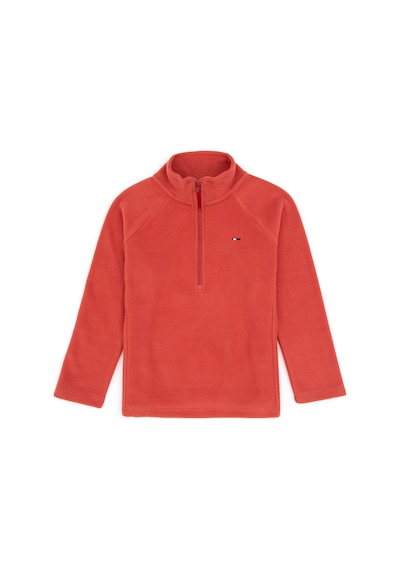 U.S. Polo Assn. Kız Çocuk Gül Kurusu Polarlı Yarım Fermuarlı Sweatshirt 50317884-VR026