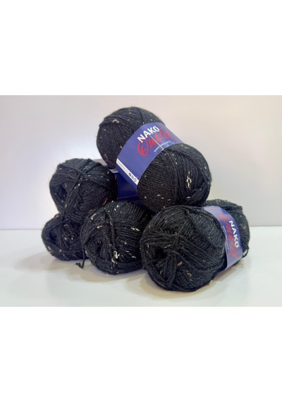 Nako Outlet İhraç Fazlası El Örgü İpi 500gr - Siyah