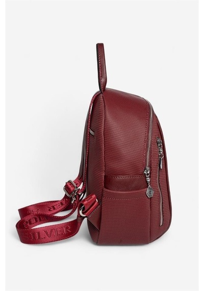 Silver Polo Sp906 Kadın Sırt Çantası Petek Bordo-bordo