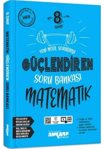 Ankara Yayıncılık 8.Sınıf Güçlendiren Matematik Soru Bankası