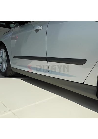 S-dizayn Ford Fiesta Abs Plastik Yan Kapı Çıtası 2009-2017 A+ Kalite