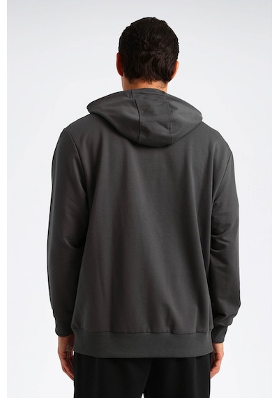 Reebok Fermuarlı Sweatshirt Erkek Gri Nıkı Fz 000000000102701496