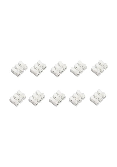 Monte Lua Vidasız, Yaylı, Sıra Buat Kablo Klemens, 3'lü, 3 Pinli, Yaylı Klemens, 10 Adet