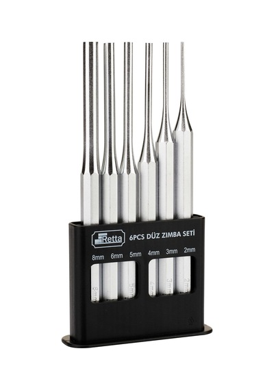Retta Rps0208 Düz Pim Zımba Set 6'lı