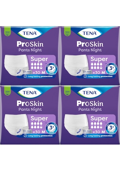 Tena Proskin Pants Süper Night Gece Emici Külot Bezi M 120 Adet
