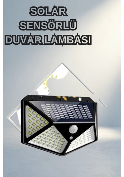 Suya Dayanıklı Bahçe Lambası 100 Led Sensörlü Renkli