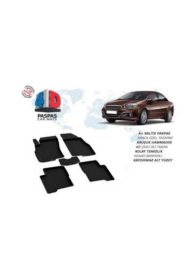 Fiat Linea 2013 2014 2015 2016 2017 4D Havuzlu Paspas Omsa