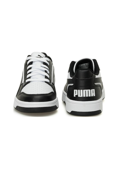Puma Rebound Layup Lo Sl Jr Beyaz Kadın Sneaker Siyah - Beyaz