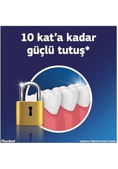 Fixodent Plus Güçlü Tutuş Diş Protez Yapıştırıcı Krem 5 x 40 G