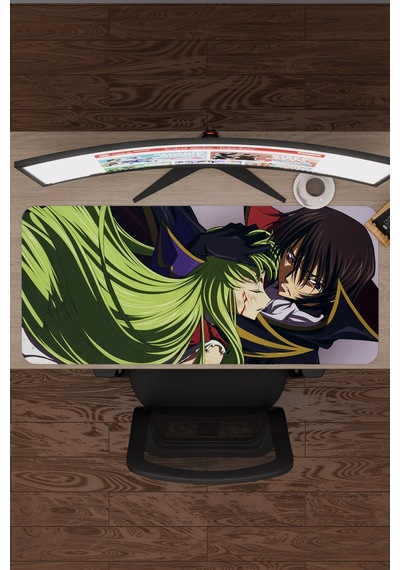 Code Geass Anime V2 - 90x40 Xxl Gaming Kauçuk Kaymaz Taban Mouse Pad Fare Altlığı
