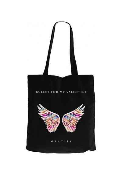 Bullet for My Valentine Gravity Siyah Kanvas Bez Çanta Siyah