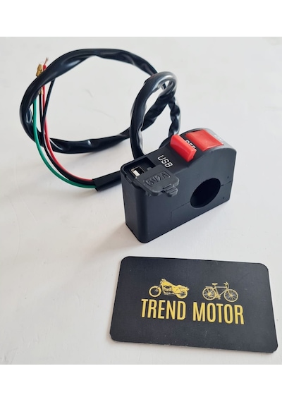 Far Sis Farı Açma Kapama Anahtarı Usb - Motosiklet Far Sis Farı Açma Kapama Anahtarı Usb - Motosiklet
