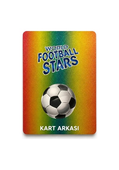 Cantex Tech Futbolcu Oyun Karti 25 Adet Gökkuşağı Series Pocket Esnek Kırılmaz Parlak Kart
