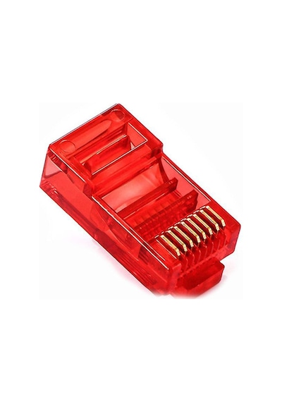 Powermaster Pm-22701 Rj45 Cat6 8p 8c İnternet Soketi 100 Lü Paket Ethernet Jack