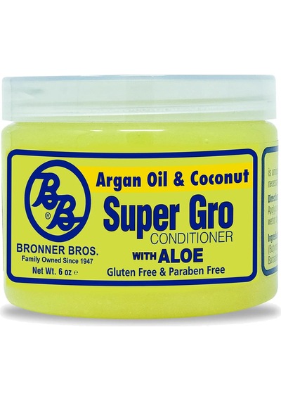 Bronner Bros Super Gro Argan Oil & Coconut Saç Ve Saç Derisi Bakım Kremi 170gr