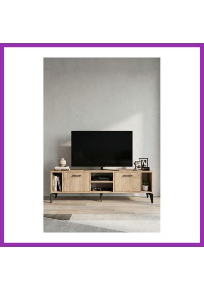 Bezos Linya Tv Sehpası Suntalam Bej 160x35 Cm Bty
