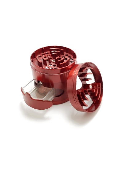Çekmeceli 60 MM Kırmızı Grinder Herbal Parçalayıcı  Pz38kr