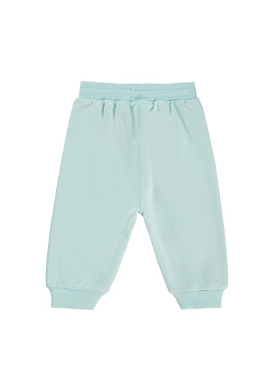 Civil Baby Civil Basic Kalp Etiketli 6-18 Ay Eşofman Altı - Yeşil Su Yeşili