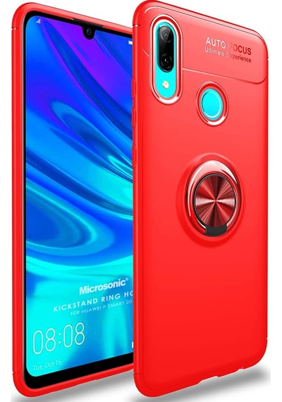 Microsonic Huawei Honor 10 Lite Kılıf Kickstand Ring Holder