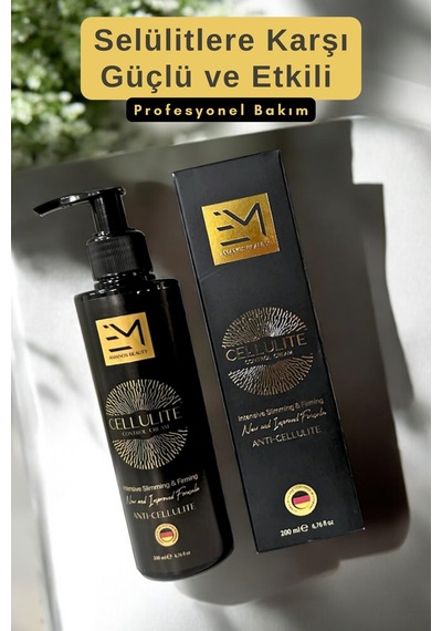 Em Amanos Profesyonel Sıkılaştırıcı Kafein ve Doğal Özler İçerikli Selülit Kremi 200 ML