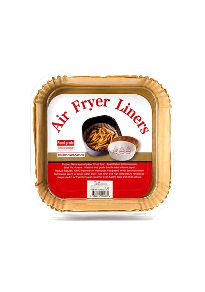 İbico İ22-461 Kare Air Fryer Pişirme Kağıdı Kalıbı 16 Cm - 50 Adet