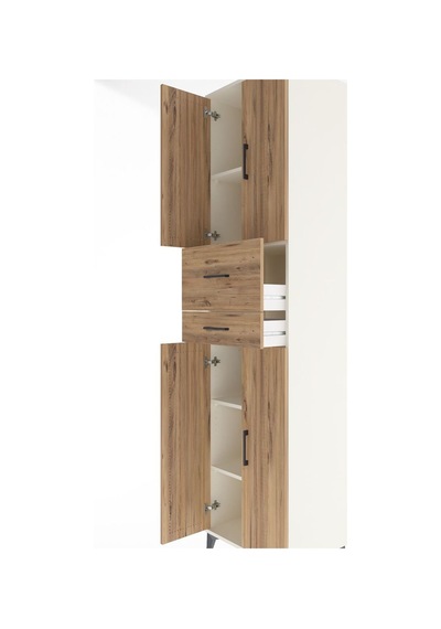 Hyperion Dolap 4 Raflı 2 Çekmeceli 4 Kapaklı 60x44x243 Aytaşı... Aytaşı