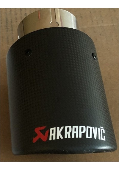 Autogp Akrapoviç Egzoz Ucu Klasik Tekli Mat Karbon 63 89 Tk Apvc-k-1-6389