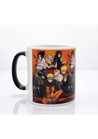 Porselen Renk Değiştiren Naruto Kupa Bardak Aalk381 Renkli