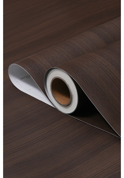 Yapışkanlı Folyo - Real Ceviz Duvar Kaplama Paneli - Mobilya Duvar Kapı - 120cm Genişlik - Vw824 120 X 350 Cm