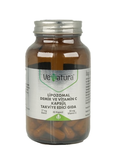 Venatura Lipozomal Demir Ve Vitamin C 60 Kapsül