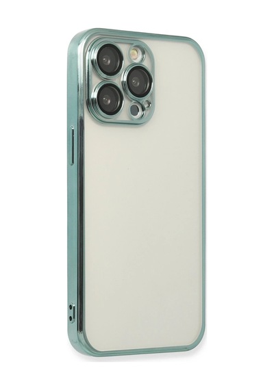 Newface - 792 - İphone 13 Pro Kılıf Razer Lensli Silikon - Edntrend - - Yeşil