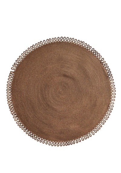 Nakkaş Home 120x120 Jüt Yuvarlak Kilim