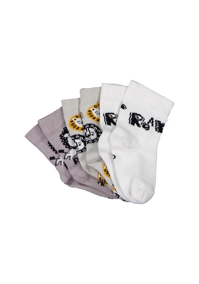 Civil Baby Roar 3'lü 6- Bebek Erkek Çorap Set - Standart 6 Ay
