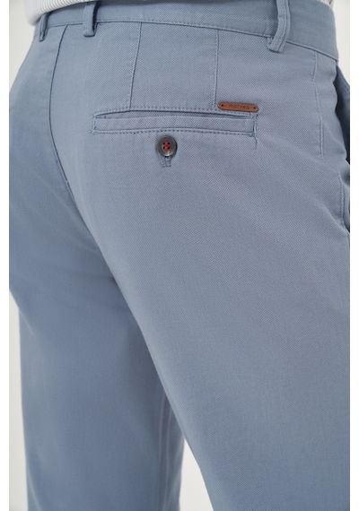 Morven Erkek A. Mavi Yazlık Pamuk Yan Cep Slim Fit Chino Pantolon 25ys003011311 A. Mavi
