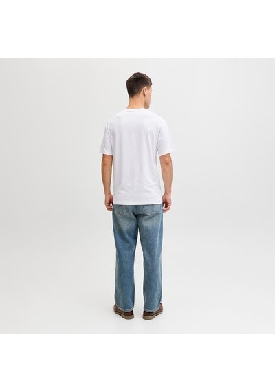 Jack & Jones Jack&jones Jeff Logo Erkek Beyaz Tişört Beyaz