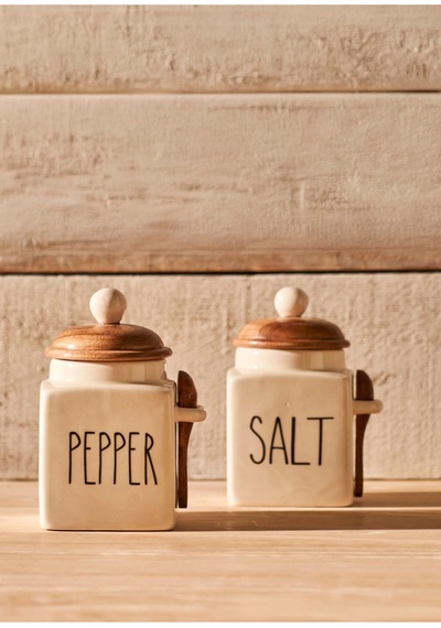 Bella Maison Salt Seramik Kavanoz Krem 330 Ml Ekru