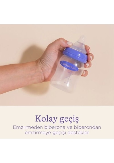 Lansinoh Naturalwave 2'li Biberon Emziği Ekstra Yavaş Akışlı 0 Ay