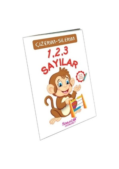 1 2 3 Sayılar - Çizerim Silerim - Mustafa Doğru - Yumurcak Yayınları