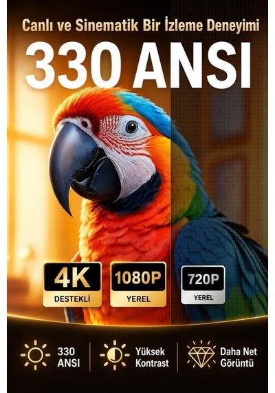 Premium Oyun Aleti Akıllı Alet Eğlence Projeksiyon Cihazı Hy260 Pro Mini Beyaz