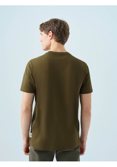 Loft Regular Fit Haki Erkek T-shirt Lf2038722 Haki
