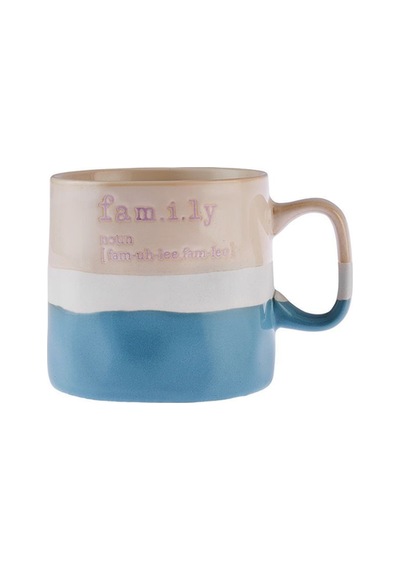 Karaca Family Mavi Kupa 320 ml