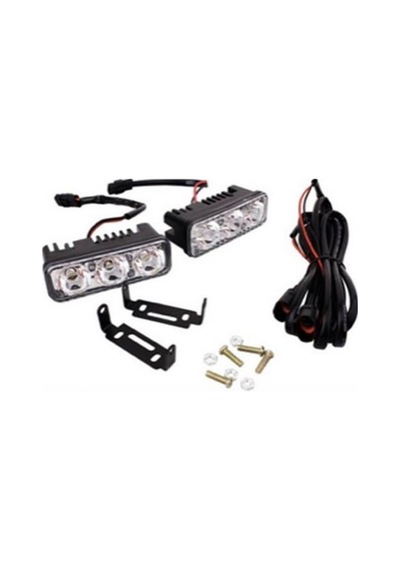 Gündüz Farı 3Ledli Kısa Metal 0806007